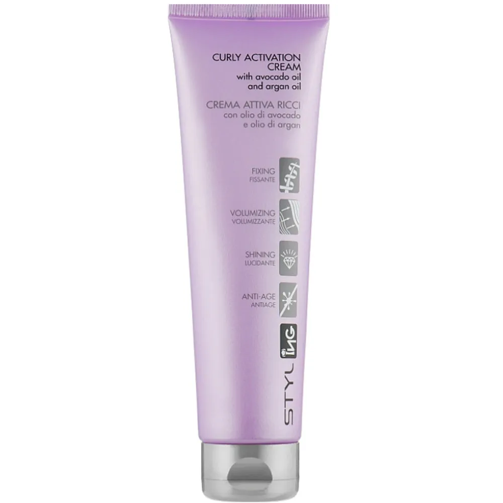 Крем для кучерявого волосся - ING Professional Curling Activation Cream