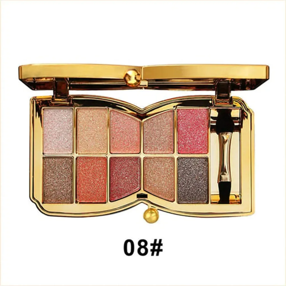 10 Colors Glitter Eyeshadow Palette