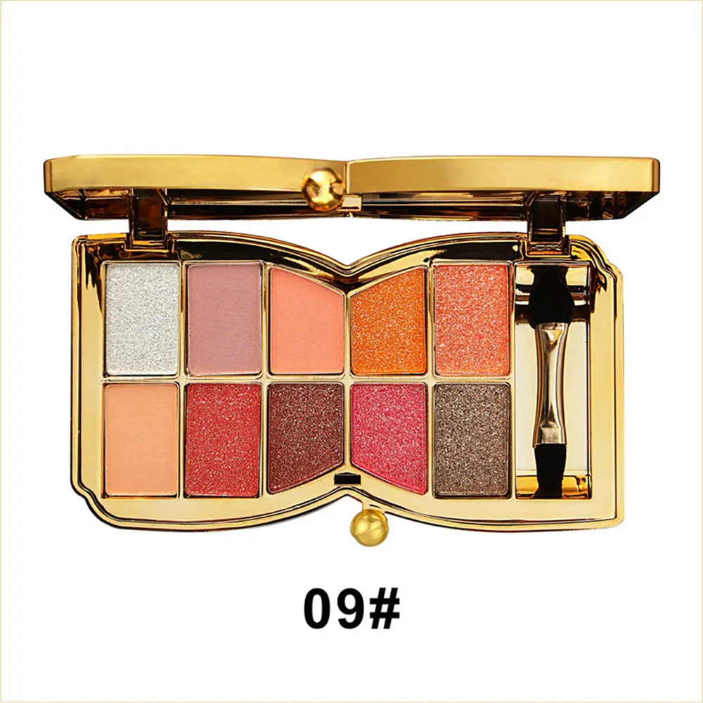 10 Colors Glitter Eyeshadow Palette