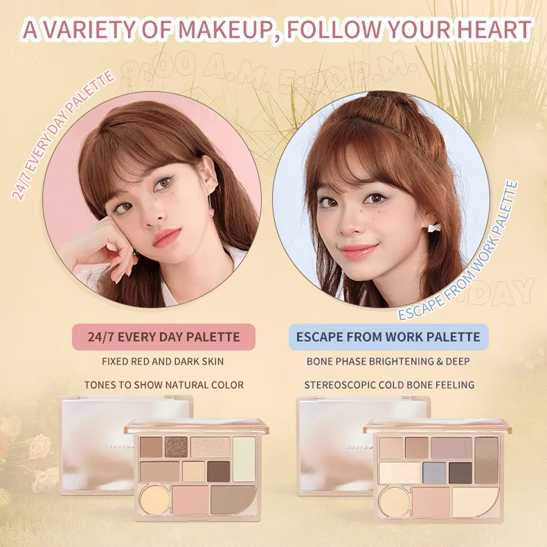 10 Shades Multi-Functional Eyeshadow Palette