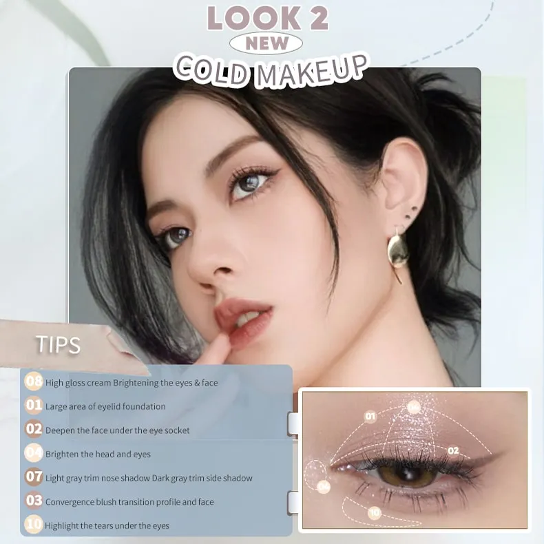 10 Shades Multi-Functional Eyeshadow Palette