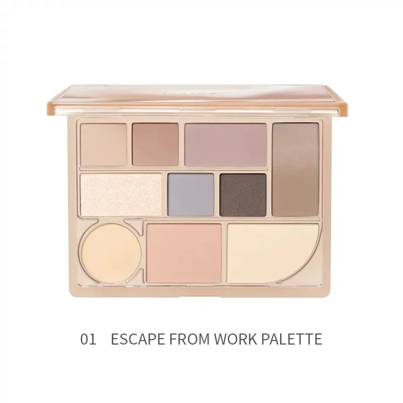 10 Shades Multi-Functional Eyeshadow Palette