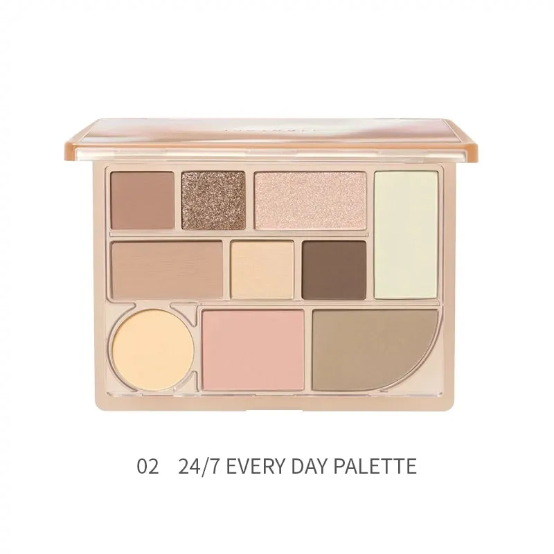 10 Shades Multi-Functional Eyeshadow Palette