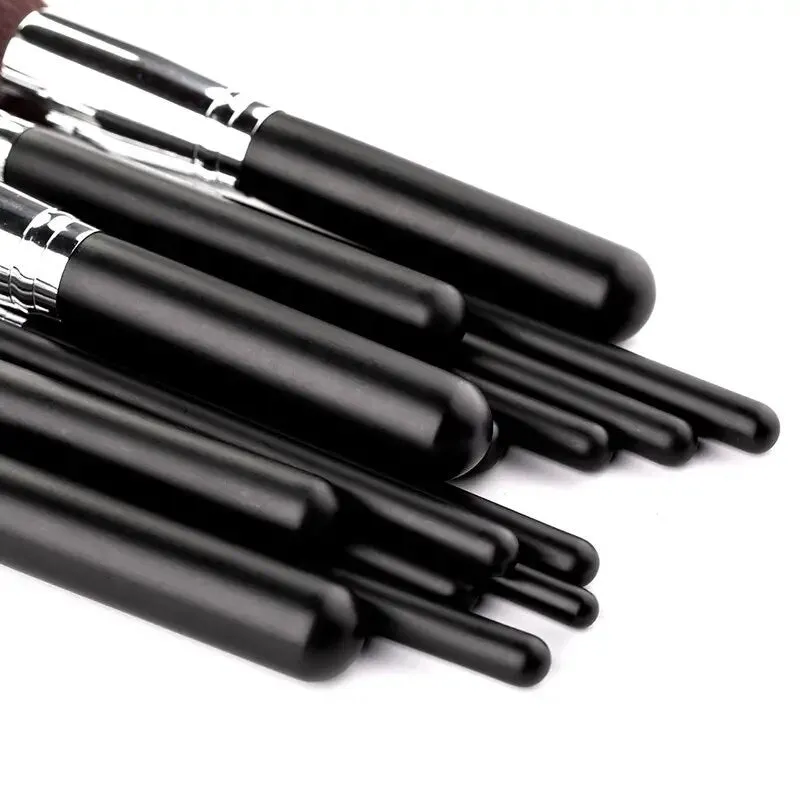 15Pcs Makeup Brush Set Kabuki Foundation Blending Blush Eyeshadow Eyeliner Powder Eyebrow Concealer Brushes Kit