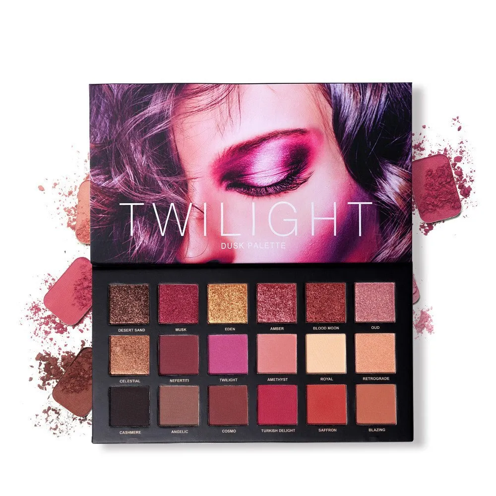 18-Color Matte & Shimmer Eyeshadow Palette
