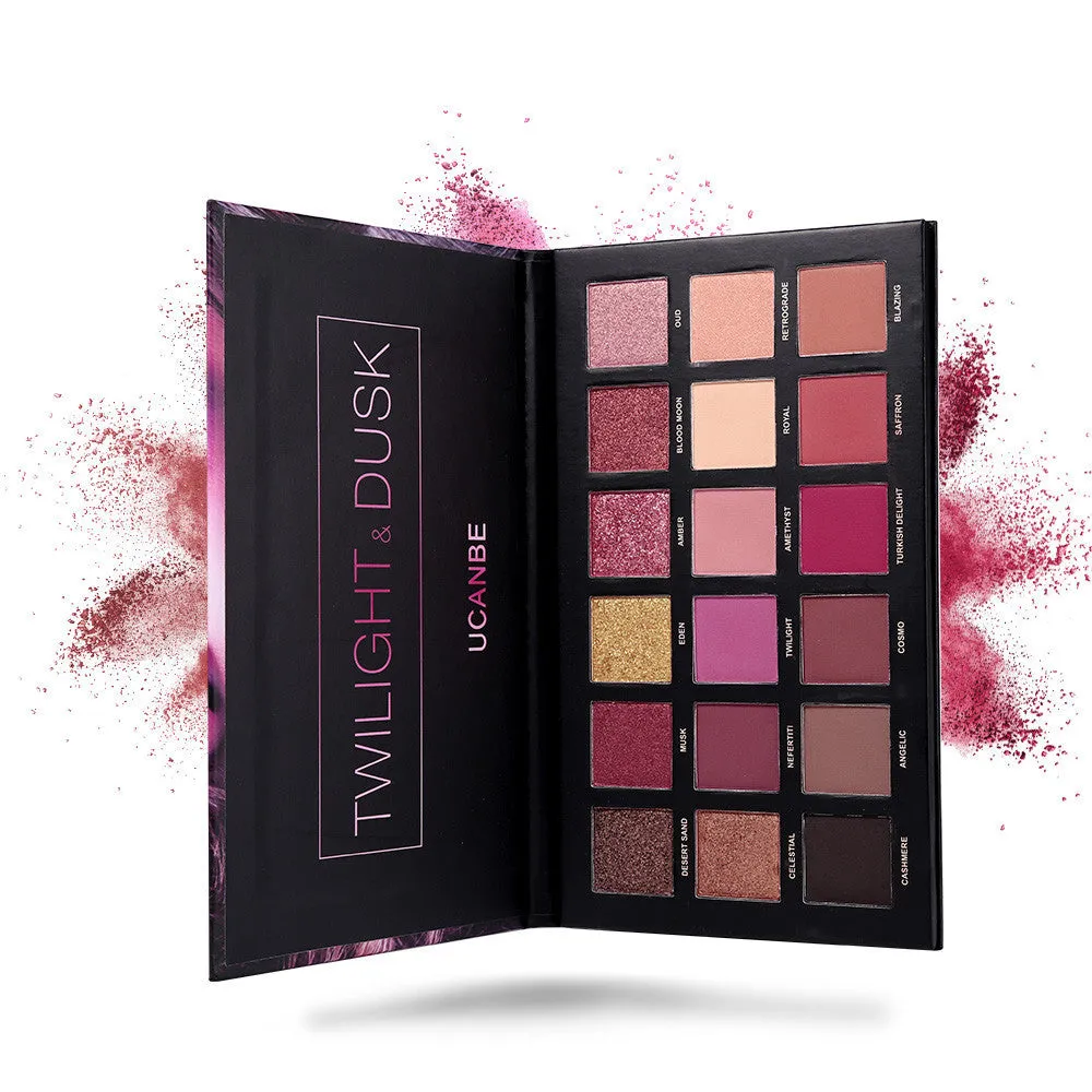 18-Color Matte & Shimmer Eyeshadow Palette