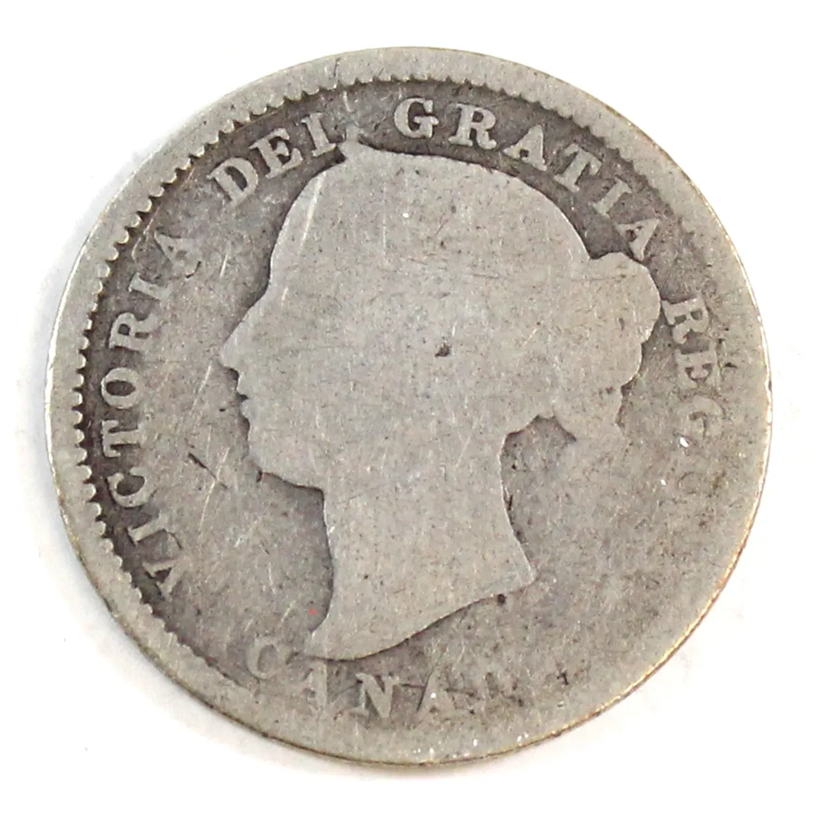 1887 Canada 10-cents About Good (AG-3)