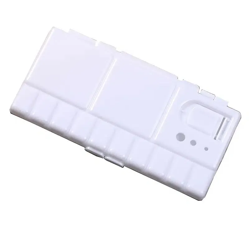 1pc Creative Art Palette Plastic New Small Watercolor Flip Paint Box Painting Tools Art Supplies | White
