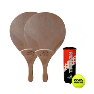 2 Dolphin Pieces Beach Palette Tennis DF-95   Odea Set of 3 Padel Balls