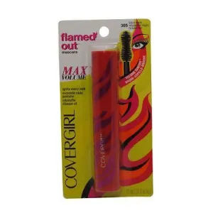 2 Pack Covergirl Flamed Out Mascara Max Volume 305 Black Blaze 0.37 Oz