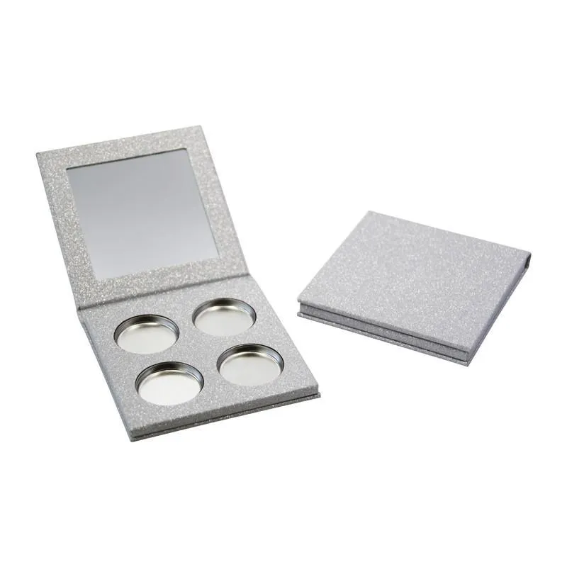 26mm Glittery Silver Palette 4 Cavity