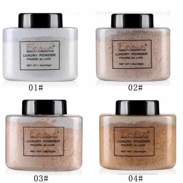 2pcs Banana Loose Oil Control Long Lasting Mineral Smooth Setting Powder