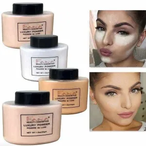 2pcs Banana Loose Oil Control Long Lasting Mineral Smooth Setting Powder