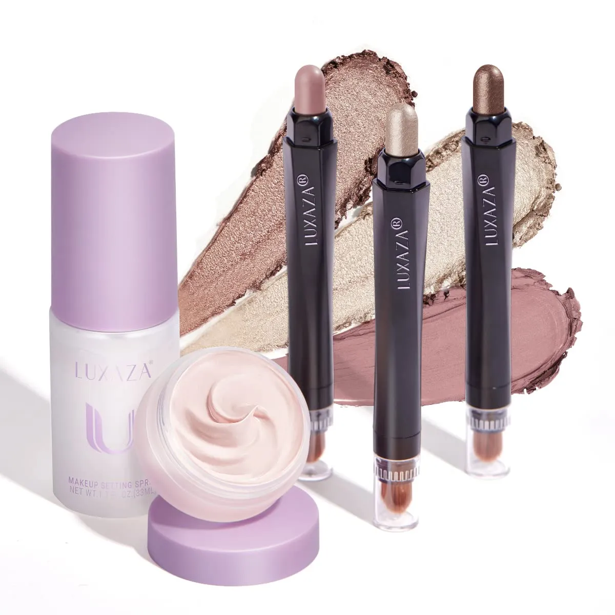 3-in-1 Eye Makeup Kit(5pcs)-Champagne Set