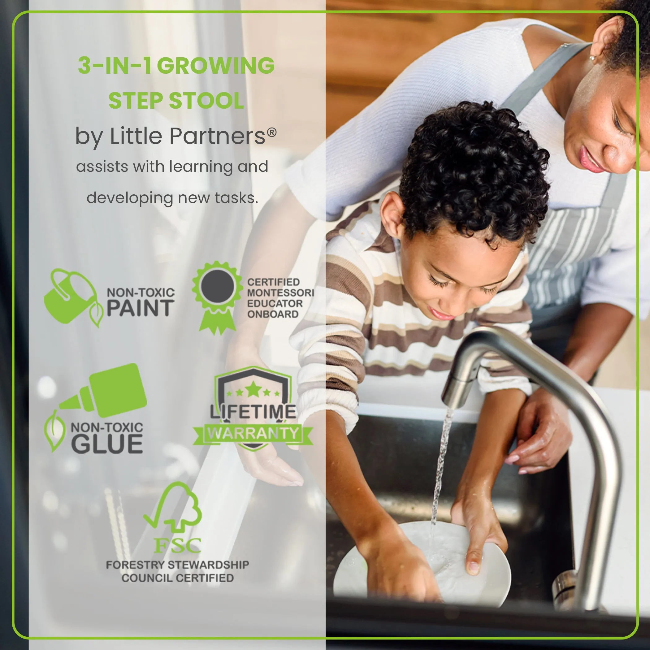 3-in-1 Growing Step Stool