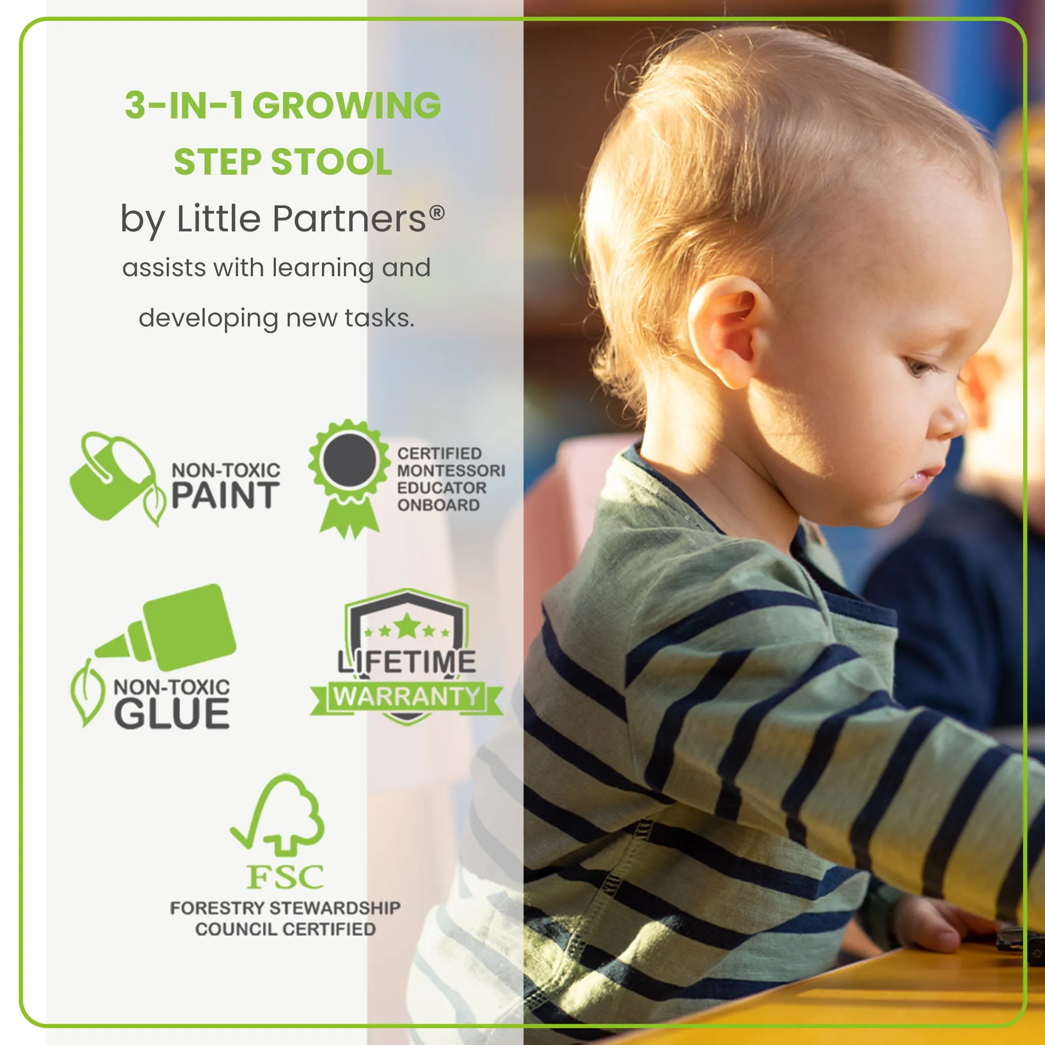 3-in-1 Growing Step Stool