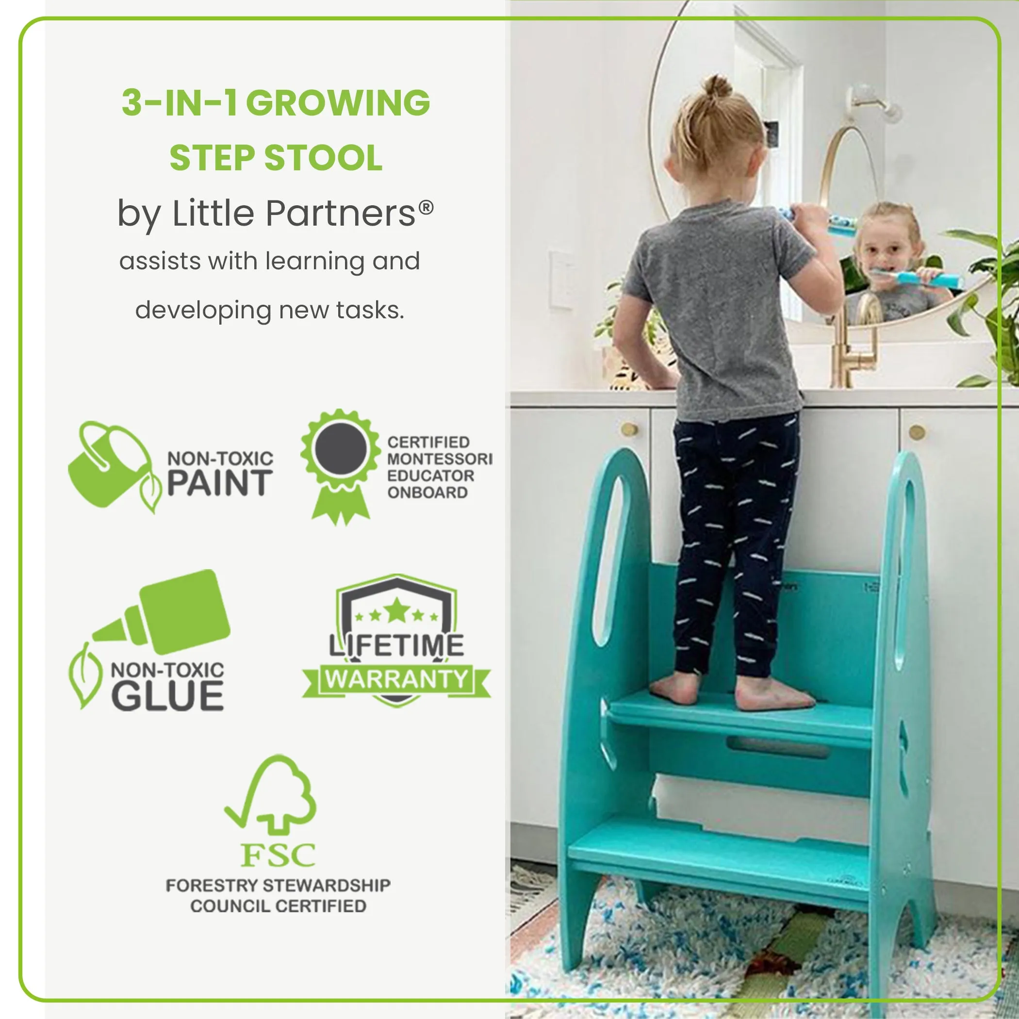 3-in-1 Growing Step Stool