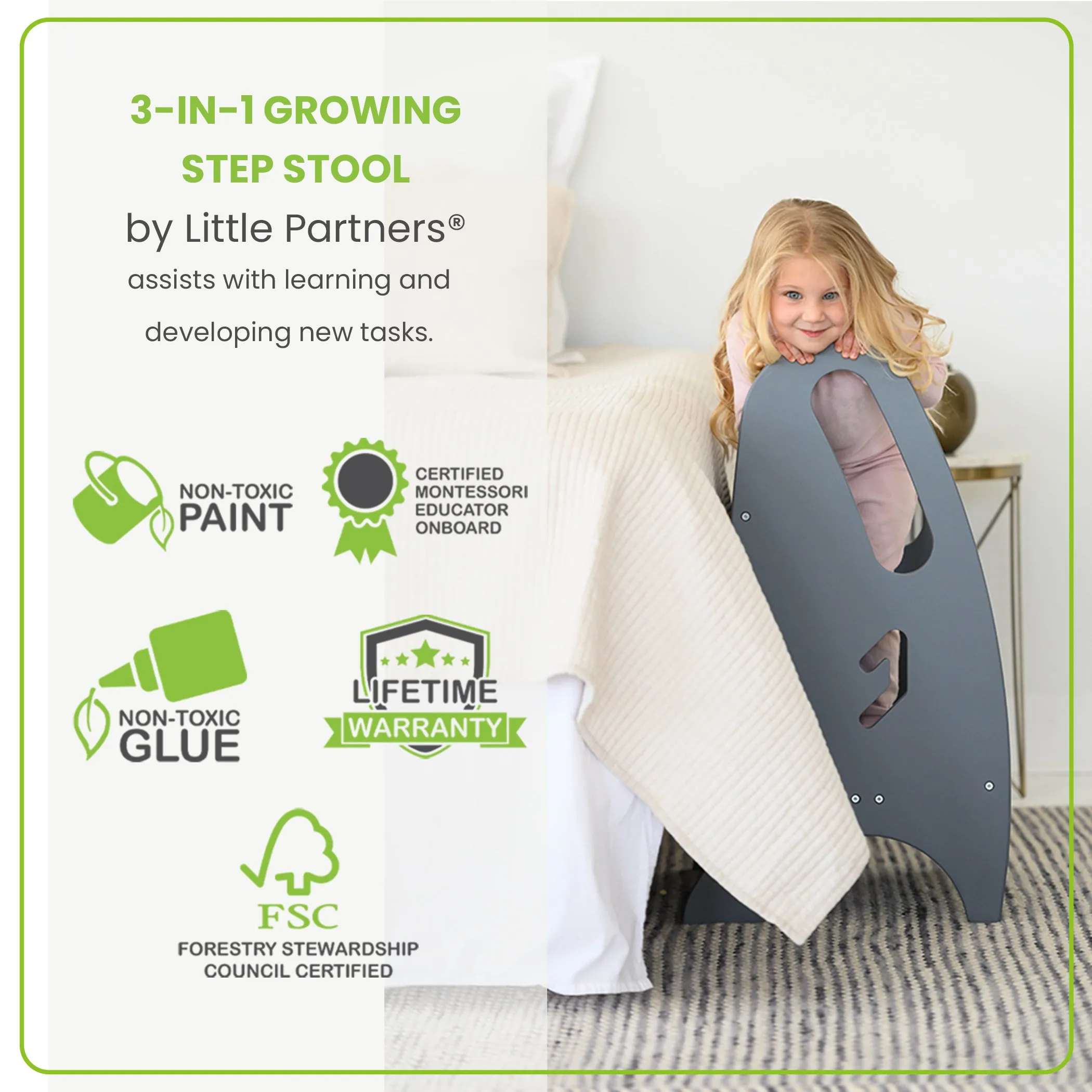 3-in-1 Growing Step Stool