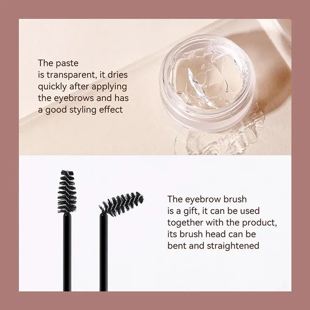 3D Eyebrow Styling Cream Quick-drying Makeup Eyebrow Sculpt Soap Natural Wild Brow Pomade Setting Gel Wax