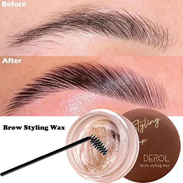 3D Eyebrow Styling Cream Quick-drying Makeup Eyebrow Sculpt Soap Natural Wild Brow Pomade Setting Gel Wax
