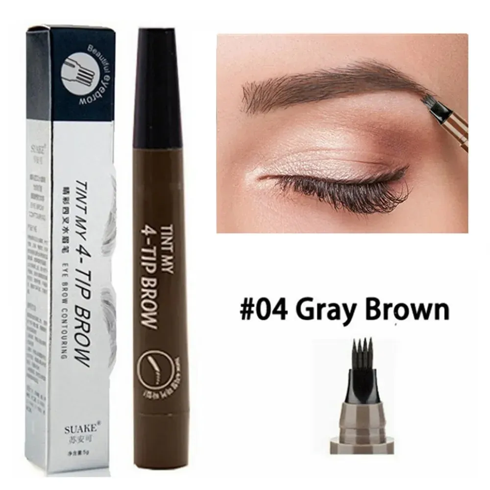4 Fork Eyebrow Pencil Waterproof
