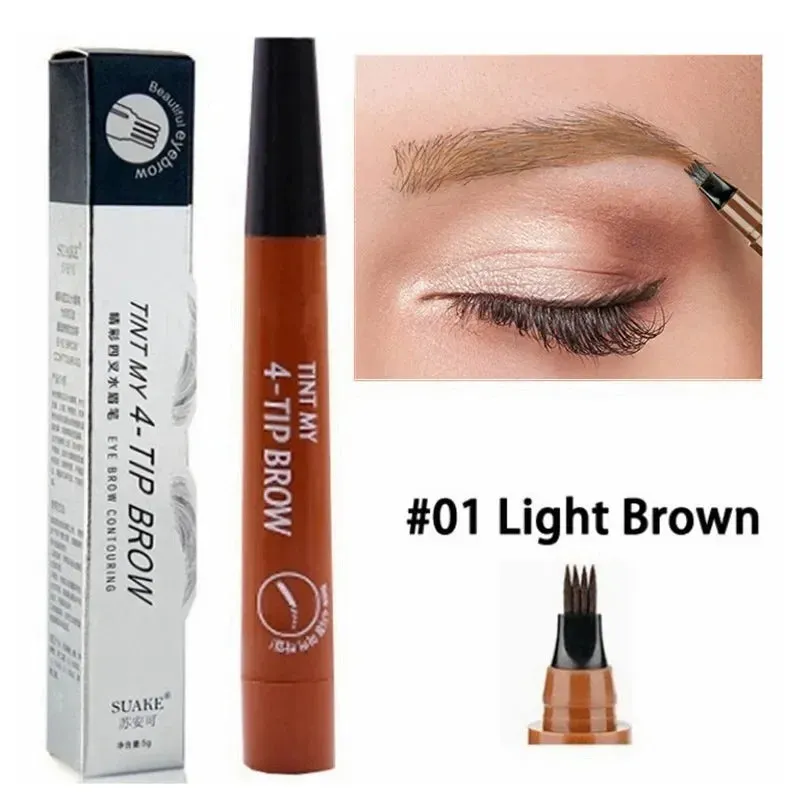 4 Fork Eyebrow Pencil Waterproof