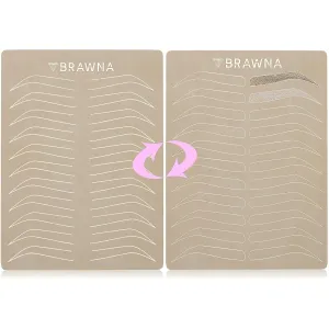 5 Pack Microblading and PMU Eyebrow Practice Skin Inkless Double Sided