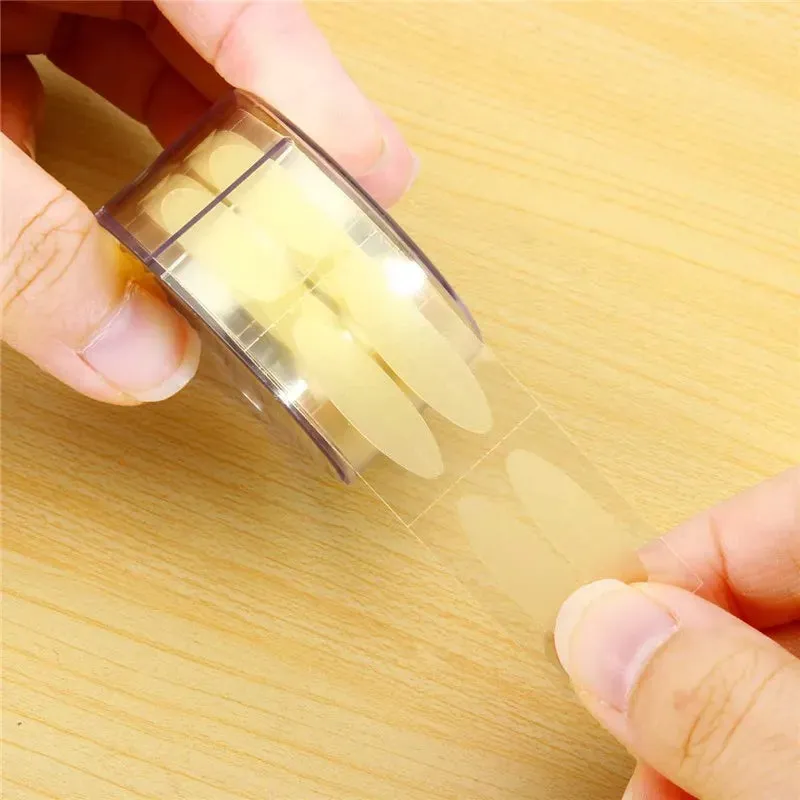 600pcs Eye Lift Strips Double Eyelid Tape Clear Gray Eyelid Stripe Big Eyes Invisible Double Fold Eyelid Sticker Makeup Tool