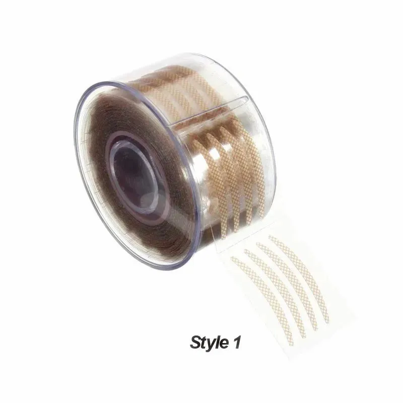 600pcs Eye Lift Strips Double Eyelid Tape Clear Gray Eyelid Stripe Big Eyes Invisible Double Fold Eyelid Sticker Makeup Tool
