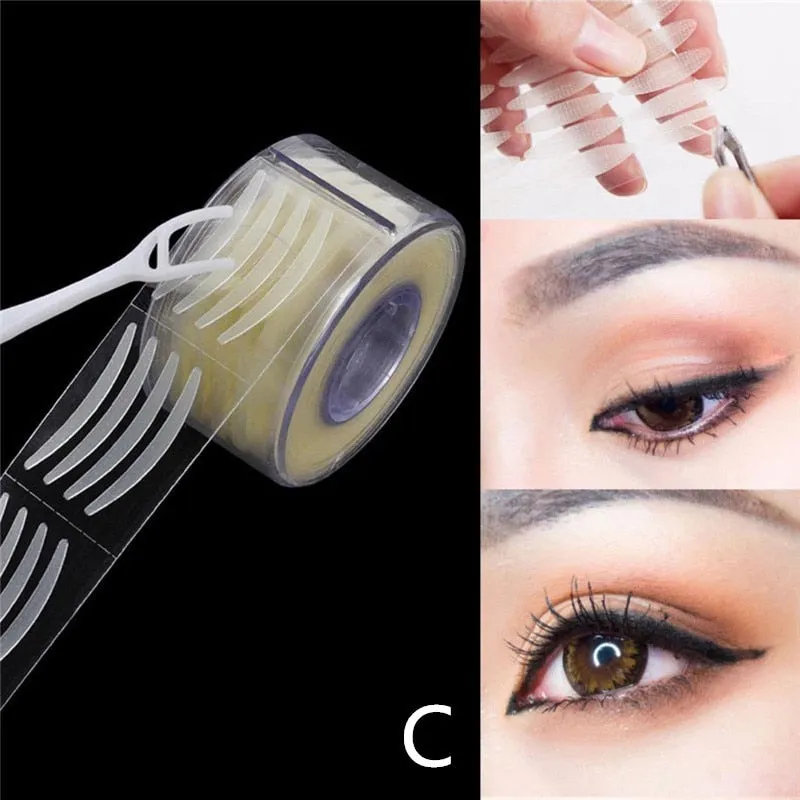 600PCS Invisible Eyelid Sticker Lace Eye Lift Strips Double Eyelid Tape