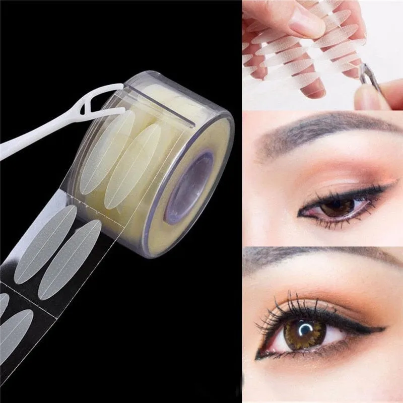 600PCS Invisible Eyelid Sticker Lace Eye Lift Strips Double Eyelid Tape