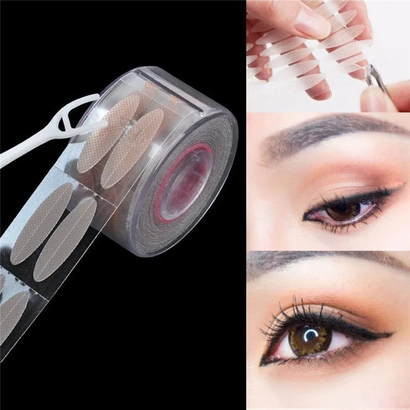 600PCS Invisible Eyelid Sticker Lace Eye Lift Strips Double Eyelid Tape