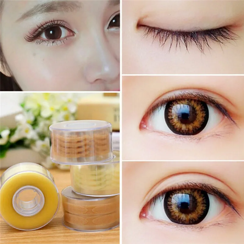 600PCS Invisible Eyelid Sticker Lace Eye Lift Strips Double Eyelid Tape