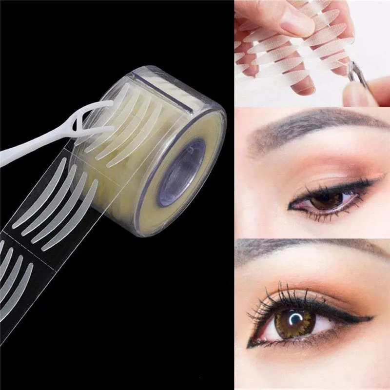 600PCS Invisible Eyelid Sticker Lace Eye Lift Strips Double Eyelid Tape