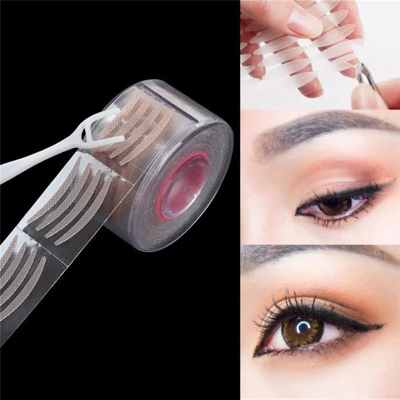 600PCS Invisible Eyelid Sticker Lace Eye Lift Strips Double Eyelid Tape