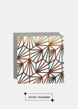 a2o Lab Empty Magnetic Palette - Small Geo Marble