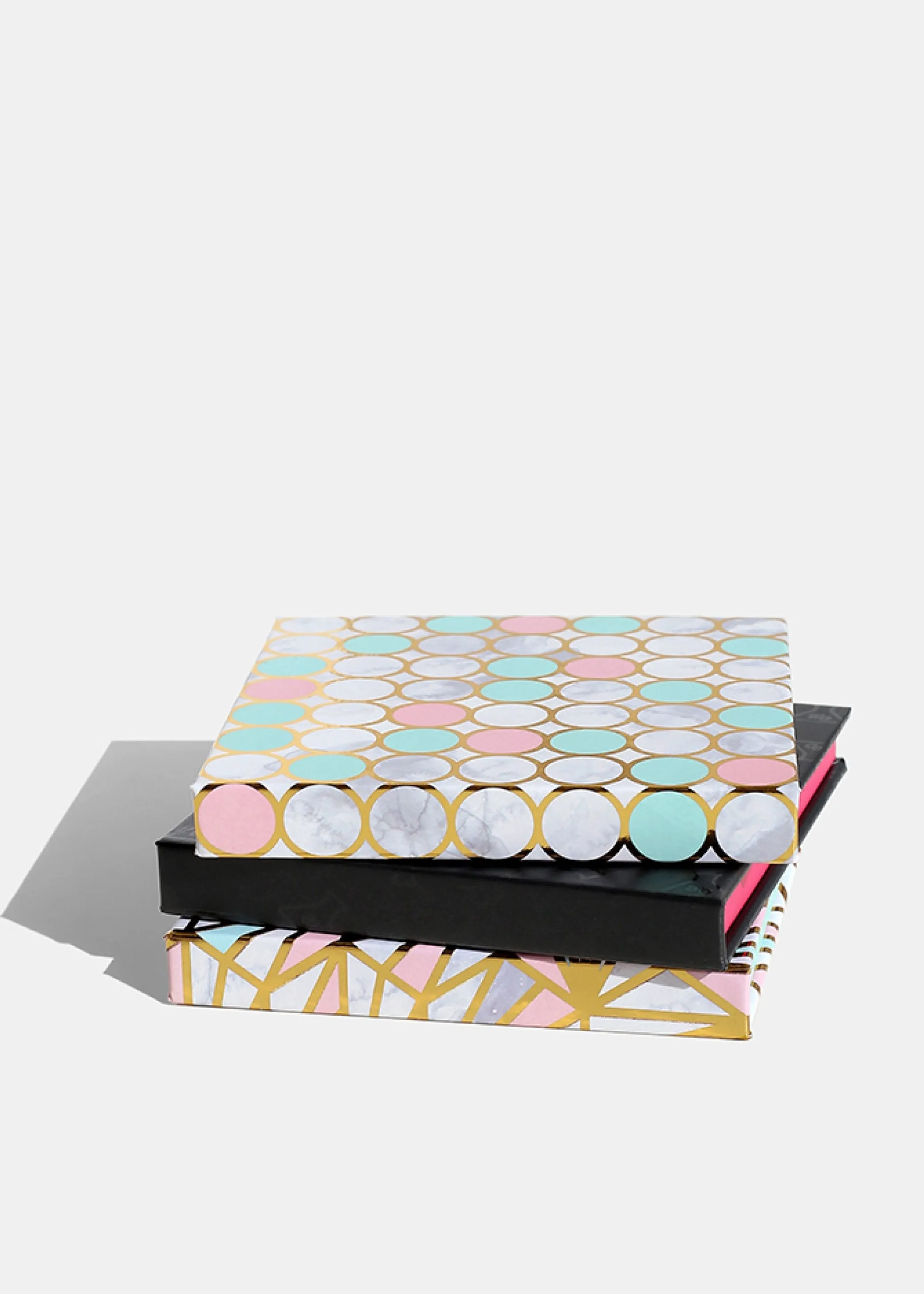 a2o Lab Empty Magnetic Palette - Small Marble Circles