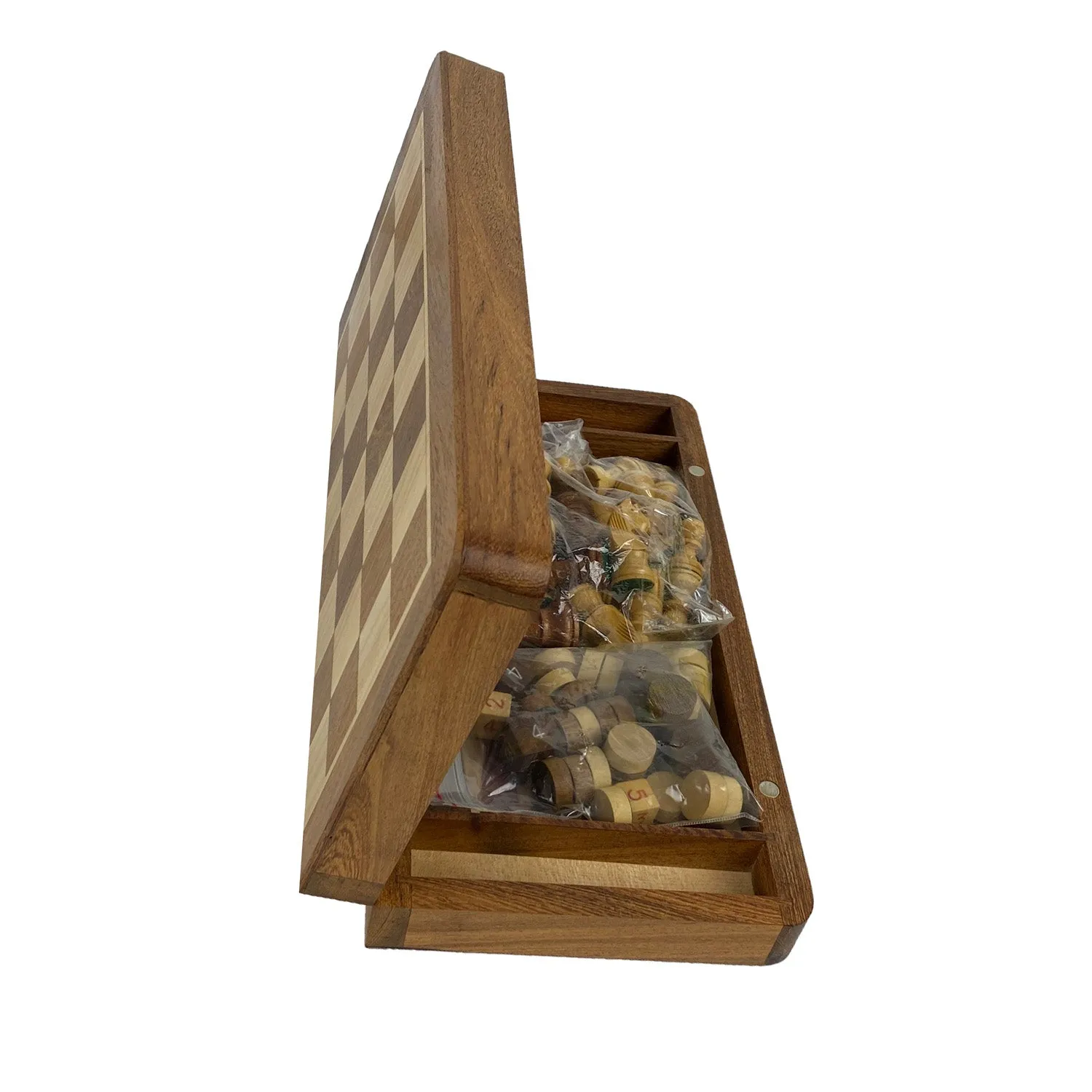 Acacia 3-in-1 | chess, checkers & backgammon (medium)