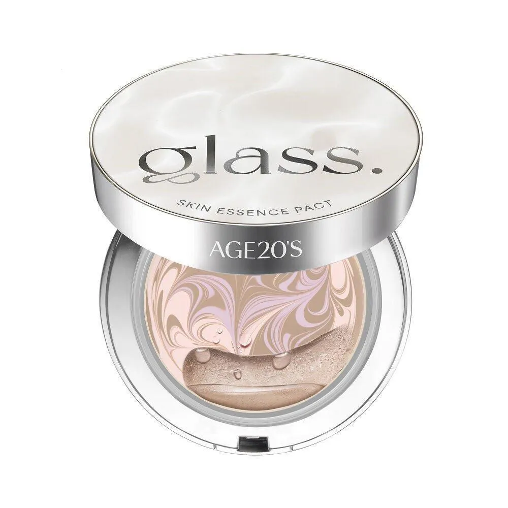 [AGE20's] Glass Skin Essence Pact Glow with Refill (2 Colors) SPF 50  PA     12.5g*2EA