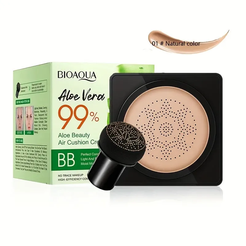 Air Cushion Foundation Moisturizing Concealer with Mushroom Head