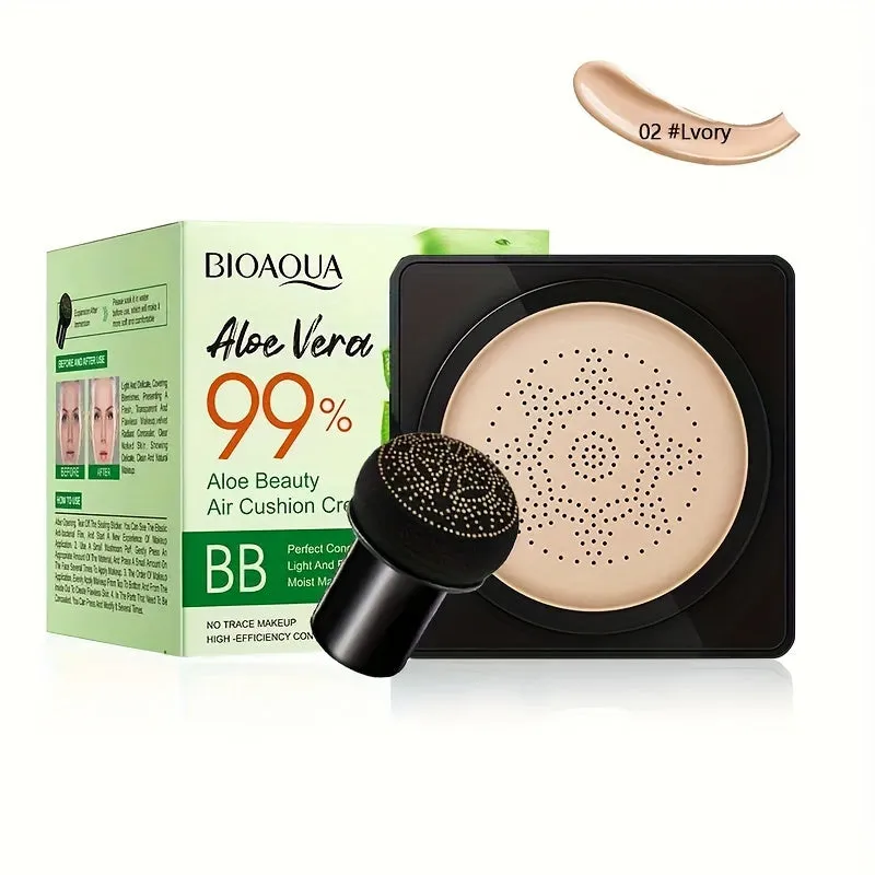 Air Cushion Foundation Moisturizing Concealer with Mushroom Head