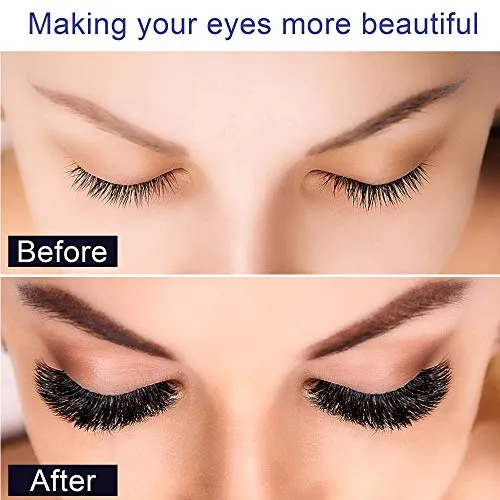 Alcastar Magnetic Eyelashes,Magnetic Eyelashes Natural Look,Magnetic Eyeliner Eyelash Kit,Magnetic Lashes Mink,Waterproof, Long Lasting, Magnetic,Easy to Apply, (Kit-A4: 10 paris 4 tubes)