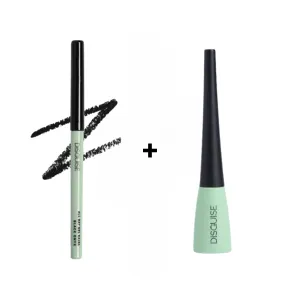 All Day Gel Kajal Black Onyx   Deep Black Eyeliner Combo