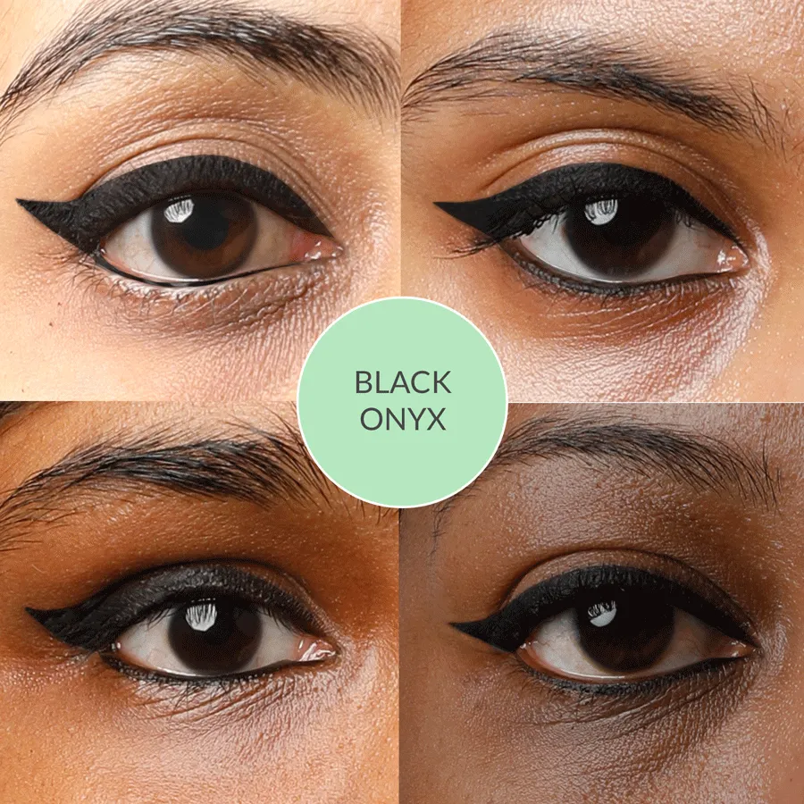 All Day Gel Kajal Black Onyx   Deep Black Eyeliner Combo