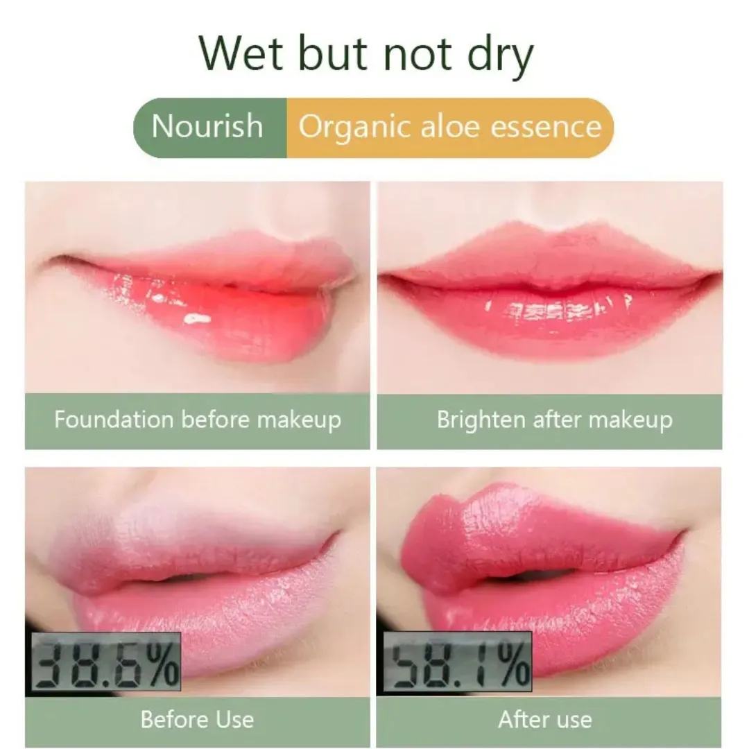 Aloe Vera Revitalizing Color-Changing Lipstick | Hydrating, Anti-Drying & Blush Moisturizing Formula, LOT OF 2, 1 Fl. oz