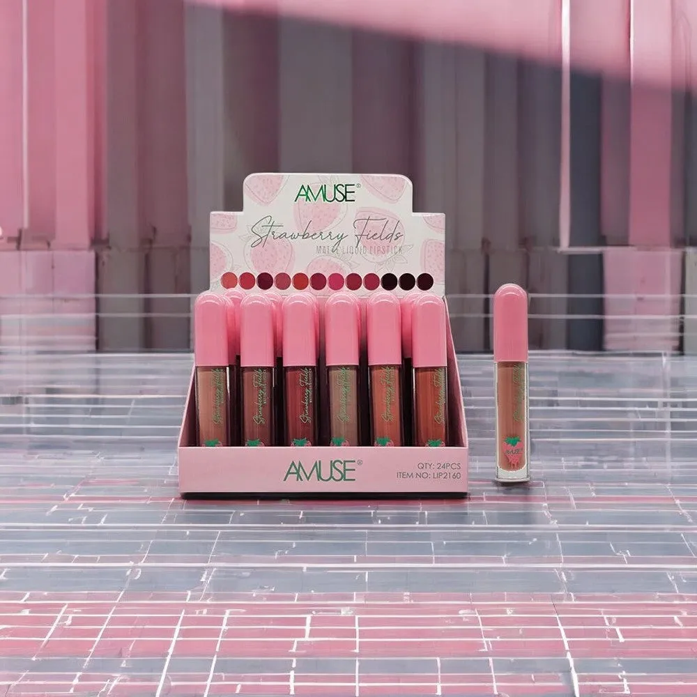 Amuse Strawberry Fields Matte Liquid Lipstick