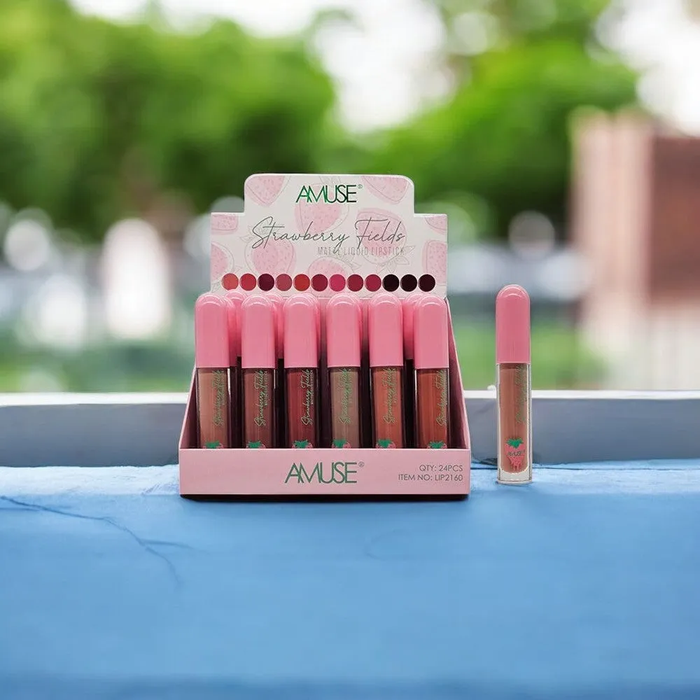 Amuse Strawberry Fields Matte Liquid Lipstick