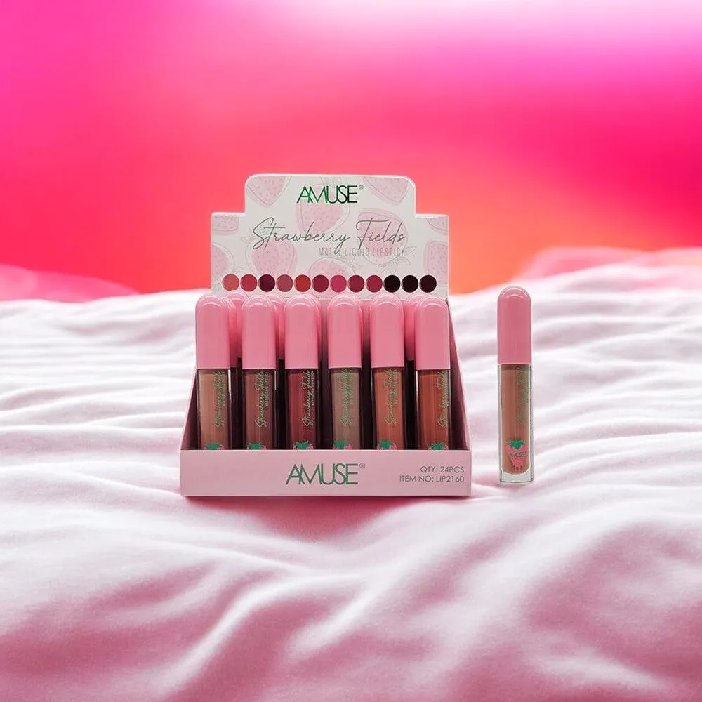 Amuse Strawberry Fields Matte Liquid Lipstick