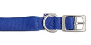 Ancol Viva Nylon Padded Buckle Collar Blue 25mm X39-48cm Sz 5