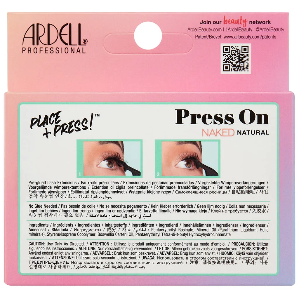 Ardell Press On Pre-Glued Underlash Extensions - Naked Natural